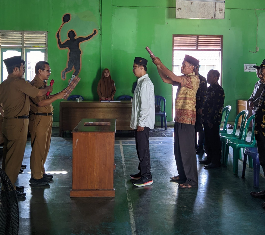 PELANTIKAN ANGGOTA BPD PAW DESA SUKAJAYA