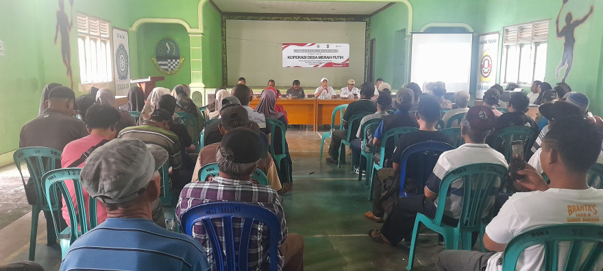 DESA SUKAJAYA GELAR MUSYAWARAH DESA KHUSUS UNTUK PEMBENTUKAN KOPERASI MERAH PUTIH